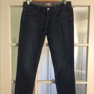 Paige denim, Gently worn, skinny Jean, size 29, 80 cotton, 19 poly, 1 spandex